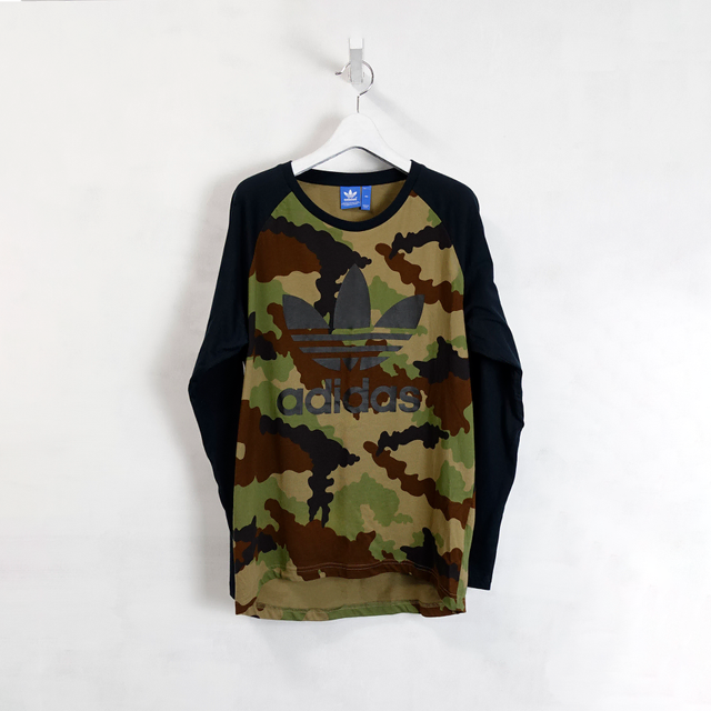 ADIDAS ORIGINAL CAMO RAGLAN LONG SLEEVE