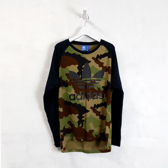 ADIDAS ORIGINAL CAMO RAGLAN LONG SLEEVE