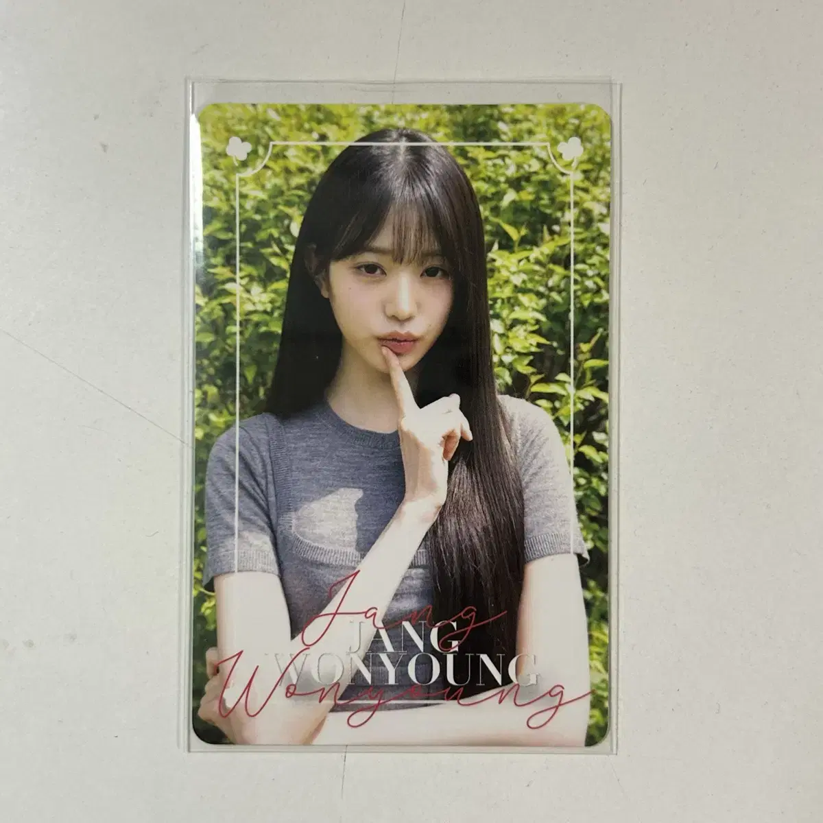 ive jang wonyoung dikon photocard