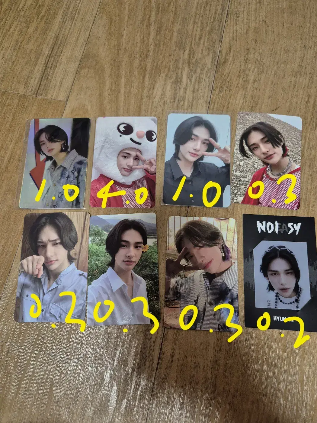 skz hyunjin noiji jinilet mmt photocard