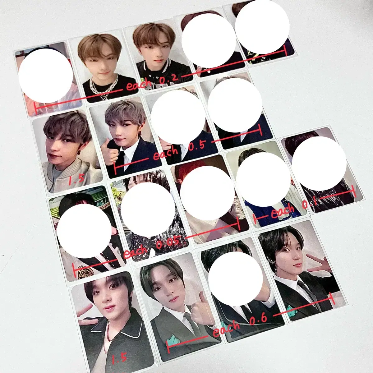 nct dream nct dream renjun haechan jisung photocard wts