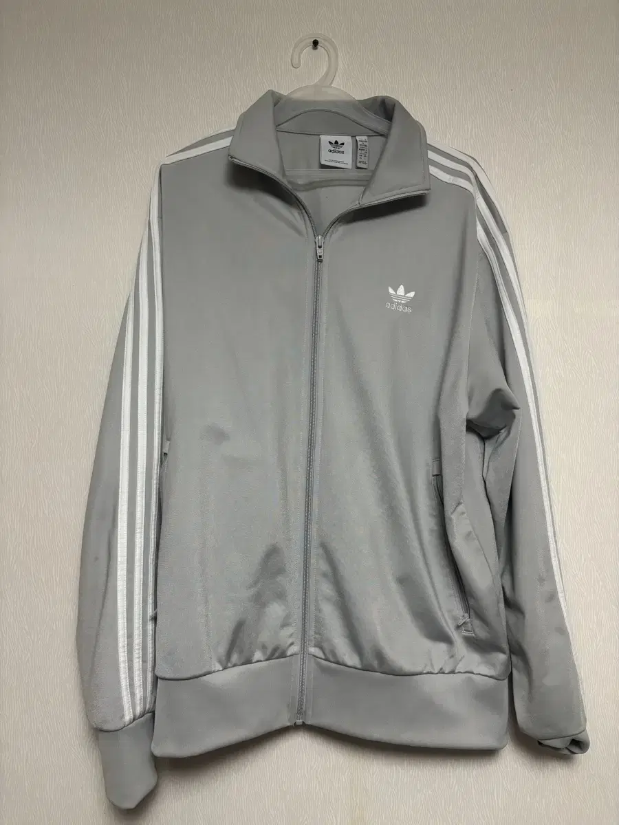 adidas Firebird Track Top Jersey Silver Grey 105/XL