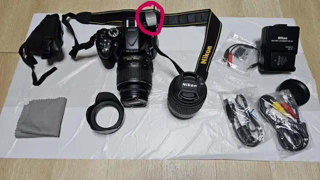 (상태좋음) 니콘 D5100(+렌즈2종+무선어댑터) 판매합니다.