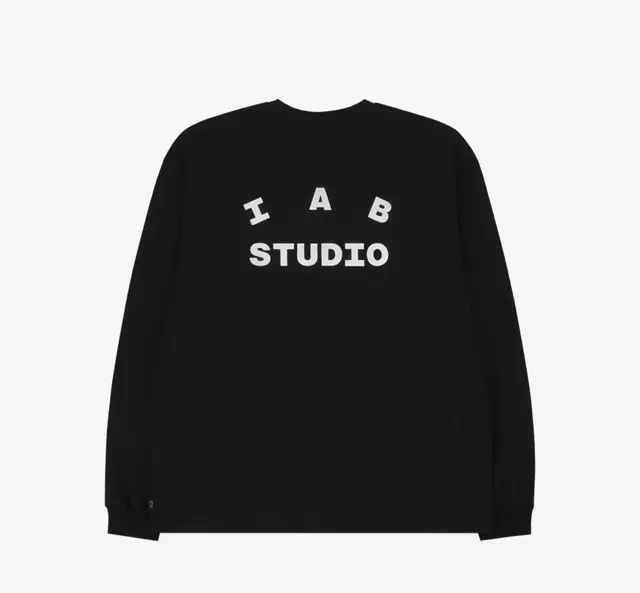 XXL 2XL 아이앱 스튜디오 롱슬리브 블랙 - 23FW