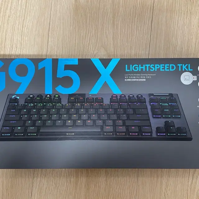 로지텍G G915 X LIGHTSPEED TKL 클릭키