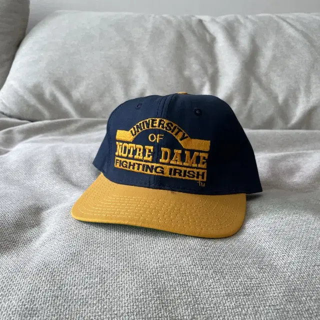 90s 빈티지 made in usa notre dame 대학교 모자