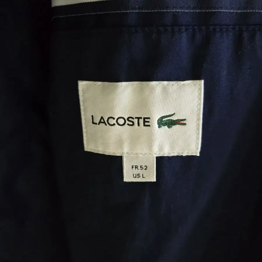 라코스테 바라쿠타 해링턴 자켓 네이비 L 사이즈 (lacoste)