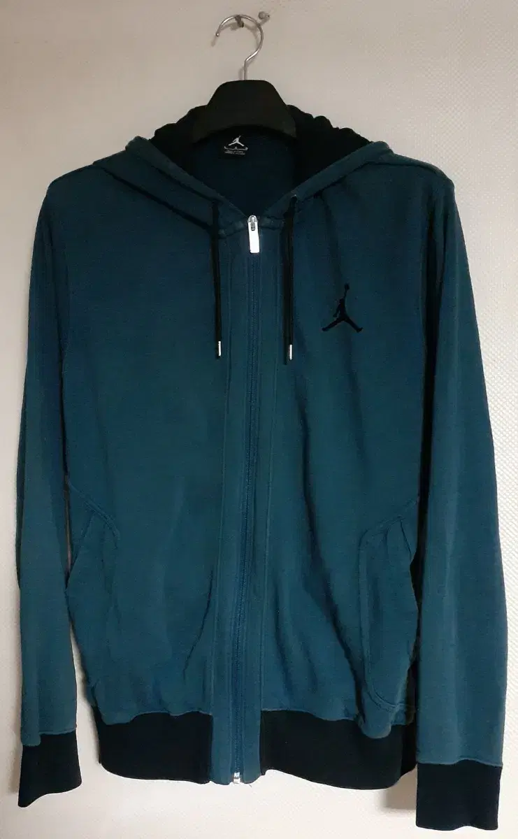 Jordan Full Zip Up Hoodie Teal L 105