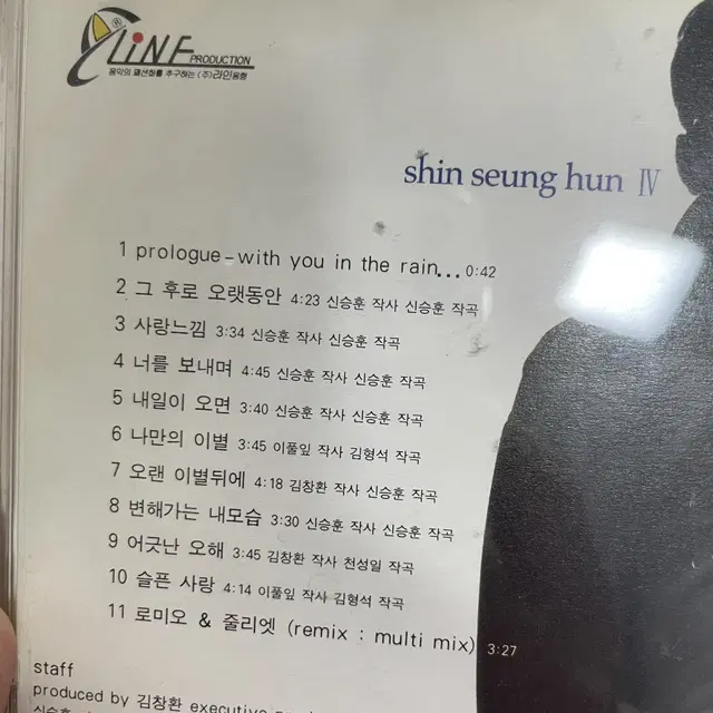 [중고음반/CD] 신승훈 4집 - 그 후로 오랫동안