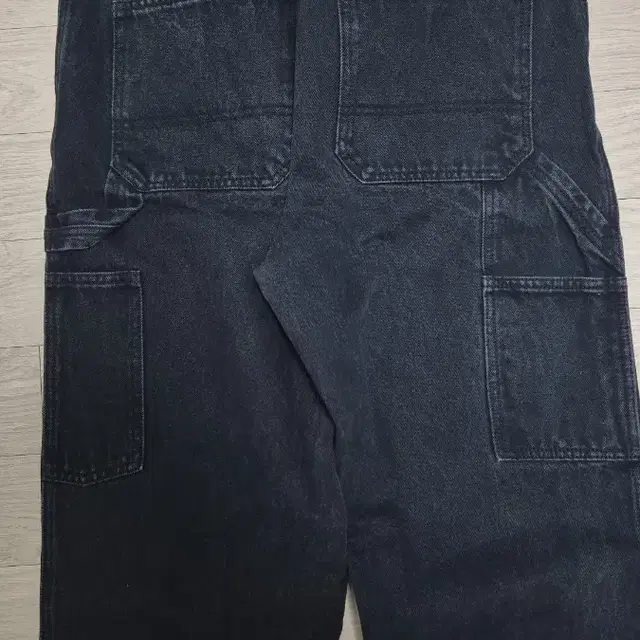 엑스트라오디너리 DOUBLE KNEE DENIM BLACK   M