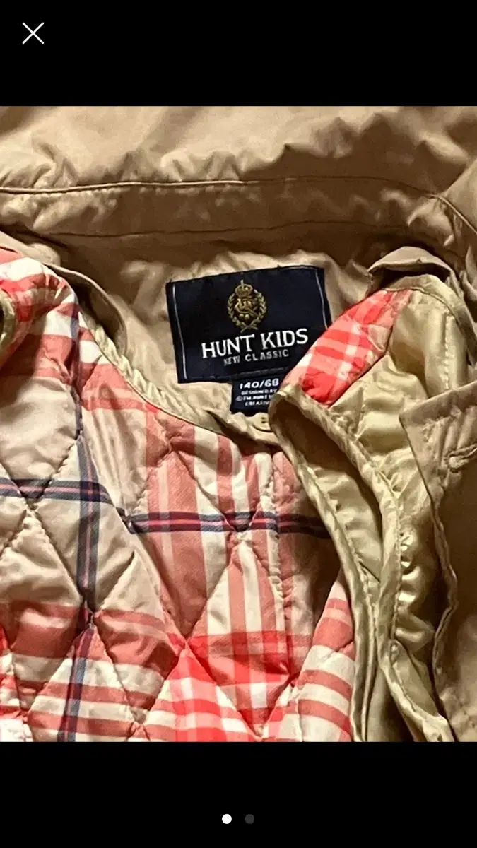 헌트 키즈 자켓 HUNT KIDS 140 자켓 새상품 +세트조끼도 드려요