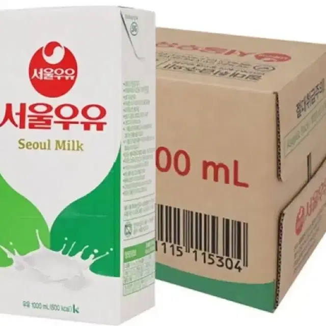 [무료배송] 서울우유 1000ml 10개 멸균우유 흰 1L 10