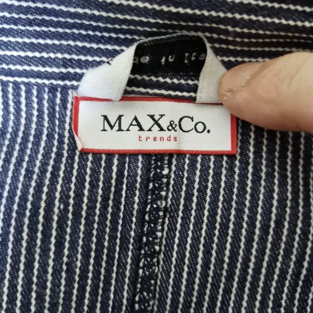 MAX&Co.) 여자 스트라이프 자켓