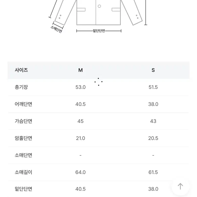 새상품) 블랙업 스위텐 워싱 데님자켓 M