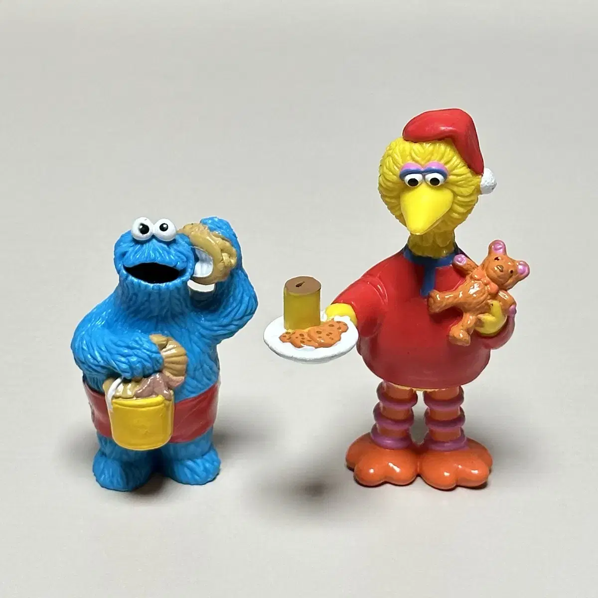 Bulk of 2 Vintage Rare Sesame Street Kumon/Big Bird Figures