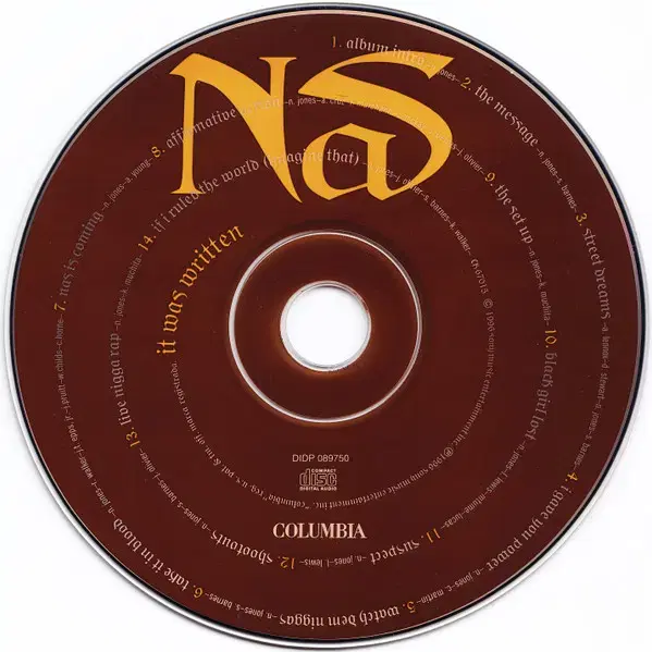 Nas - It Was Written (CD) 미국반 초판 NM-