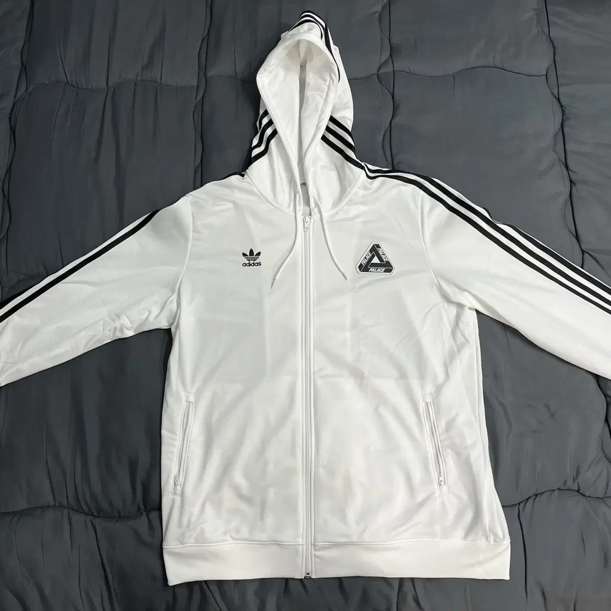 [XL] Adidas x Pallas Hooded Firebird Track Top White 23SS