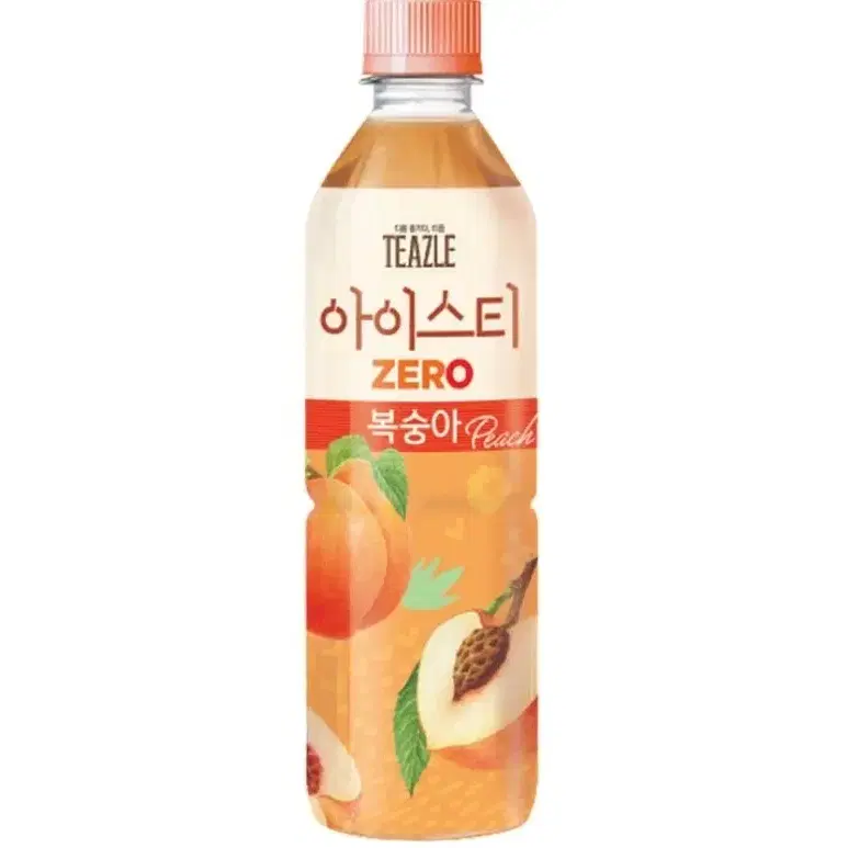 [무료배송] 티즐 아이스티 제로 복숭아 500ml 20개