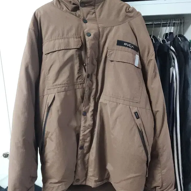 rvca 패딩 브라운 XL 105