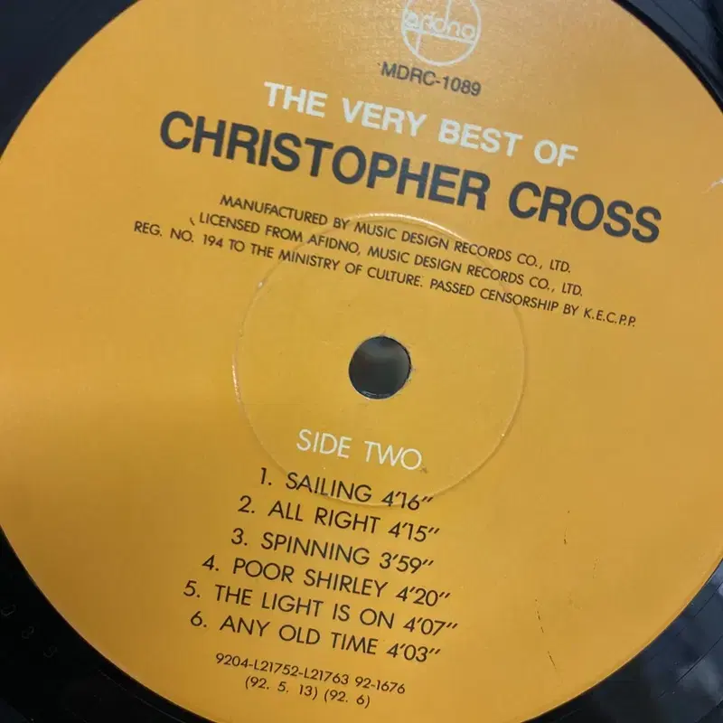 CHRISTOPHER CROSS   LP / AA5957