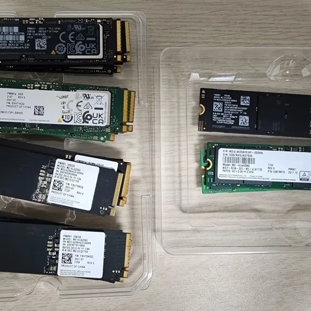 삼성 PM9A1 SSD 256GB 17개 결제창