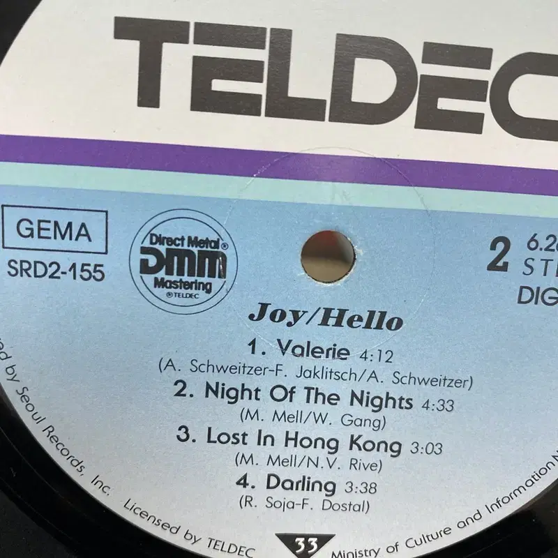 JOY HELLO  LP / AA5989