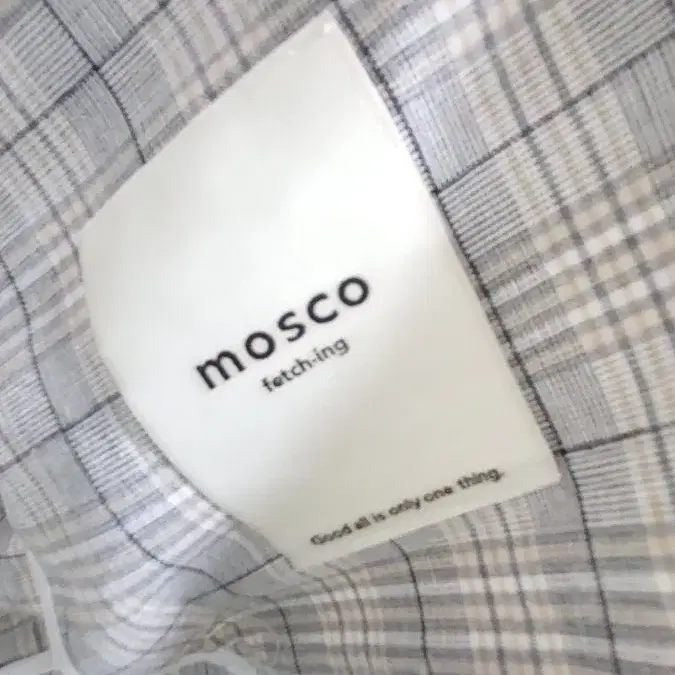 mosco 체크자켓