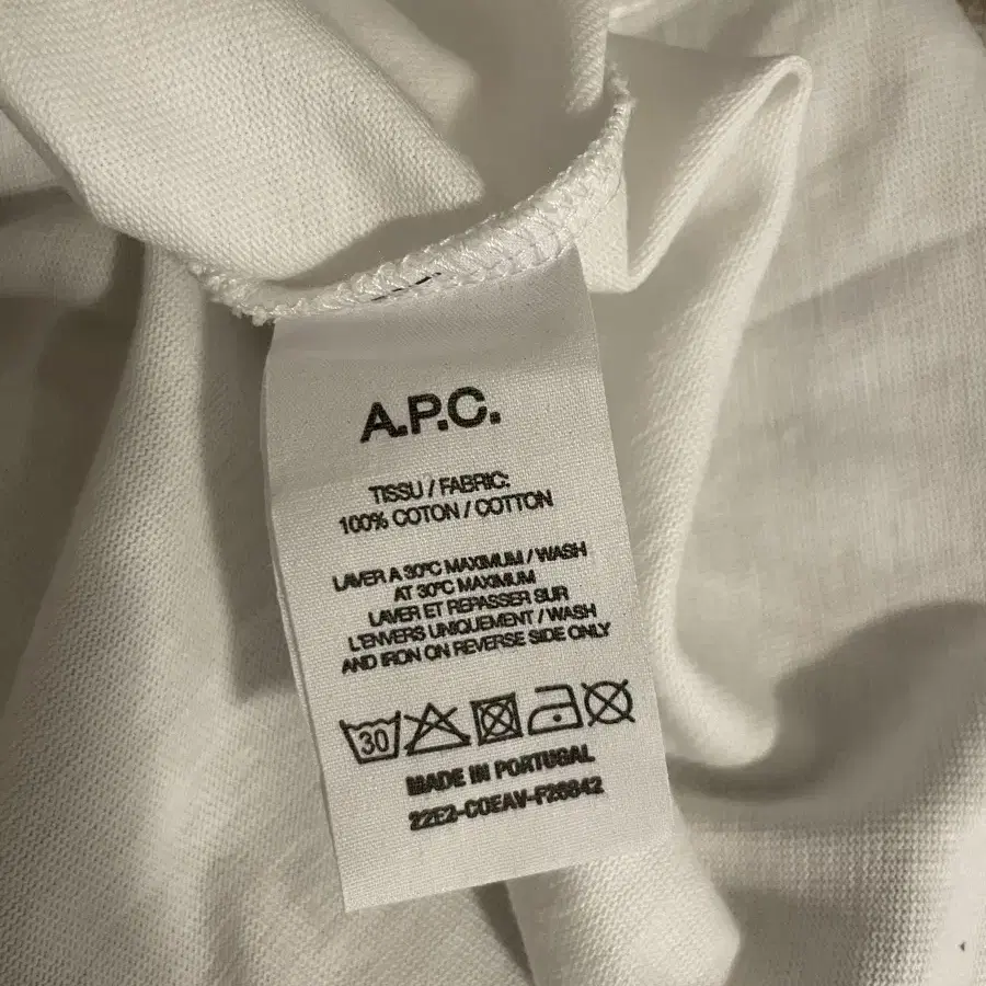 (새상품) A.P.C. 아페쎄 여성 반팔 티셔츠 사이즈 : S