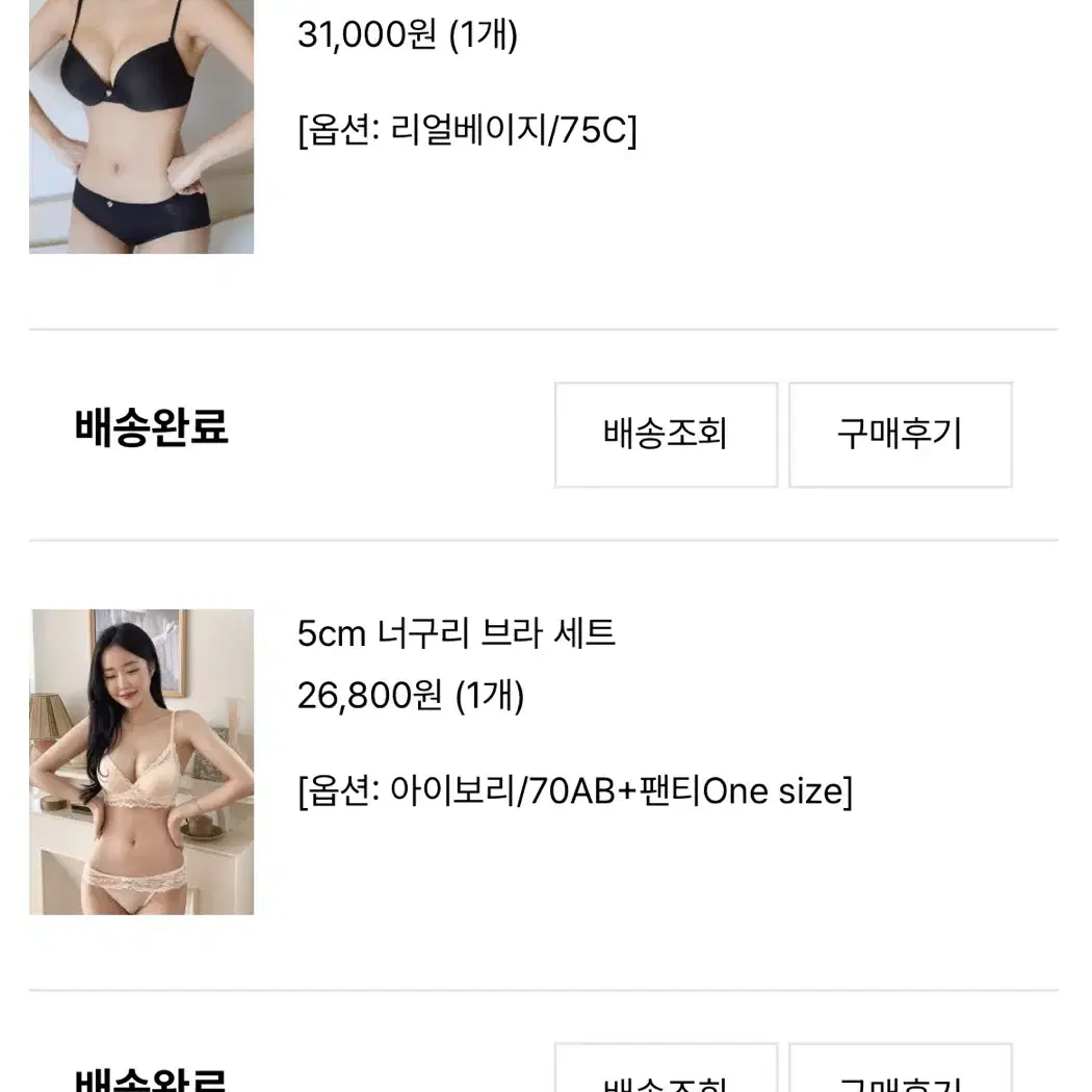 크라시앙 브라 5개 + 마이레이디 화이트