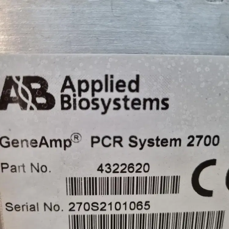 Applied Biosystems PCR System2700 유전자증폭기