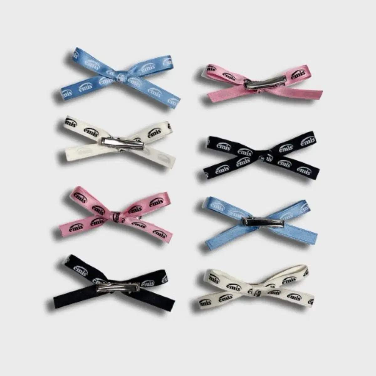 (미개봉/새상품) 이미스 NEW LOGO RIBBON HAIR CLIP