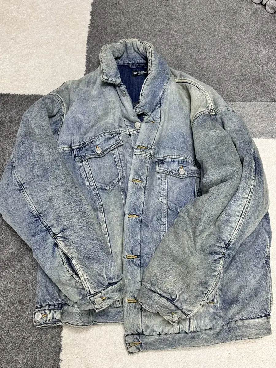 Balenciaga Denim padded jacket