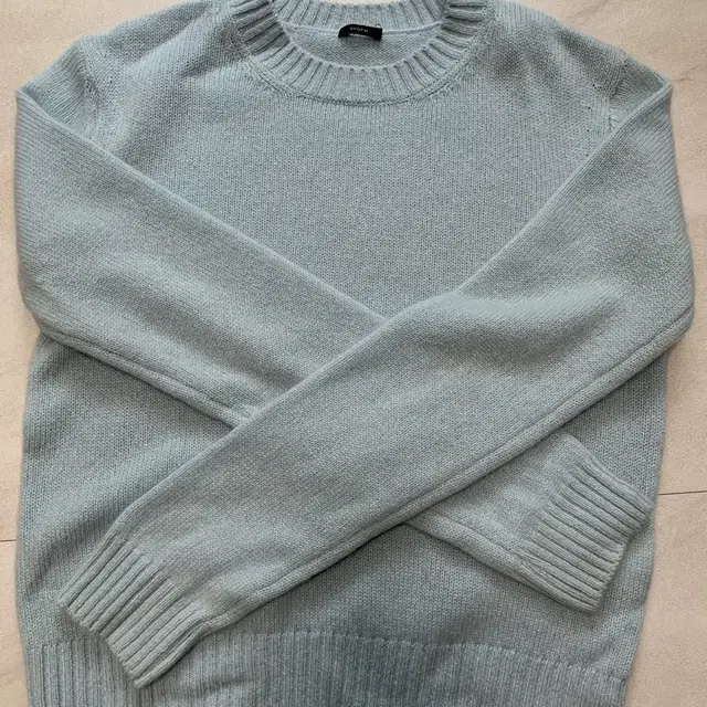 샵엠 캐시미어 100 니트 lala cashmere knit 스카이블루