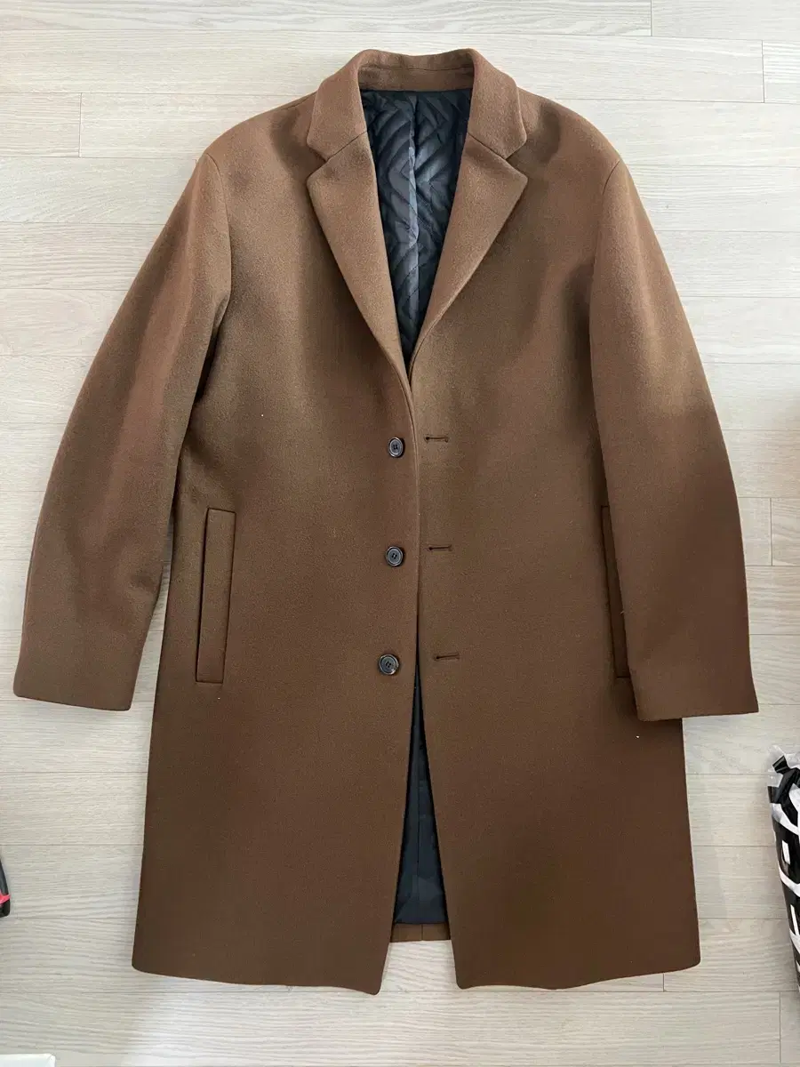 (100) Ezio Homme Cashmere and wool coat