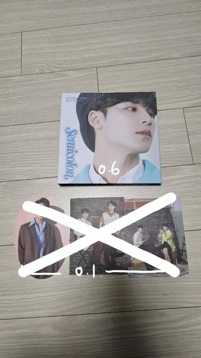 seventeen semicolons mingyu first edition photobook wts