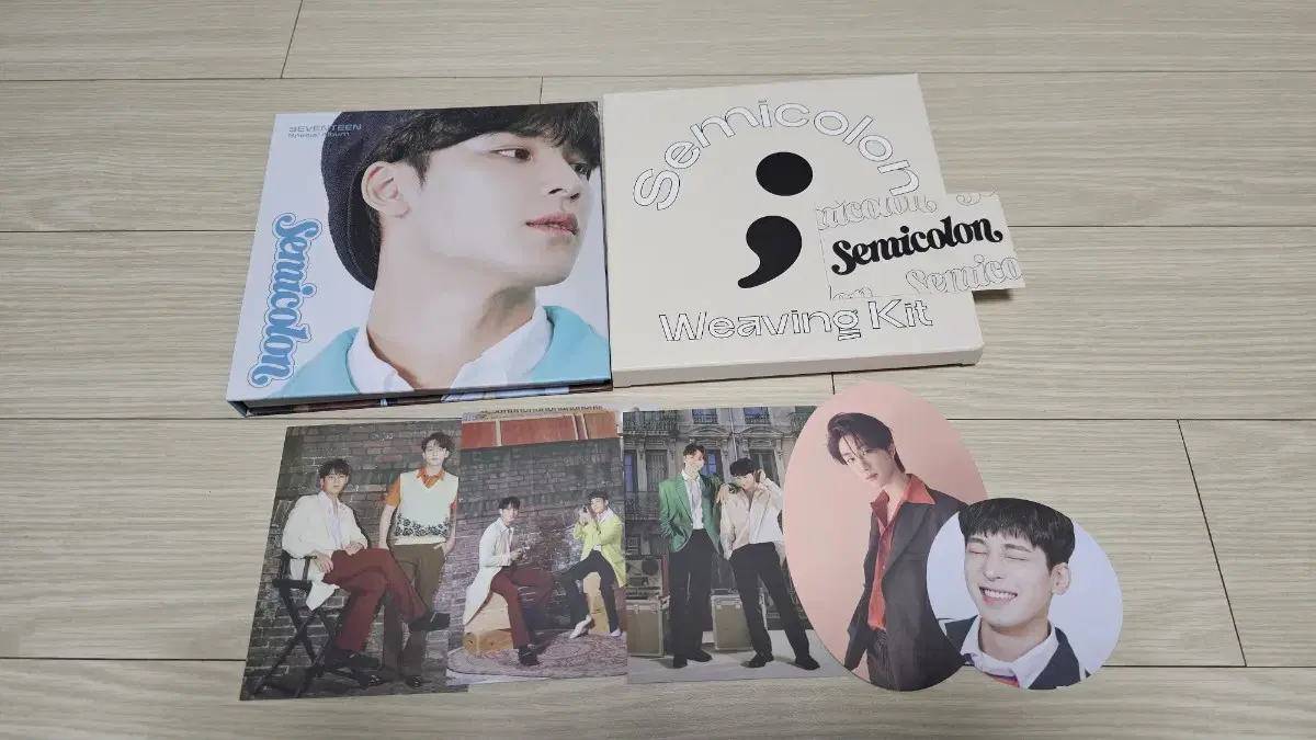 seventeen semicolons mingyu first edition photobook wts