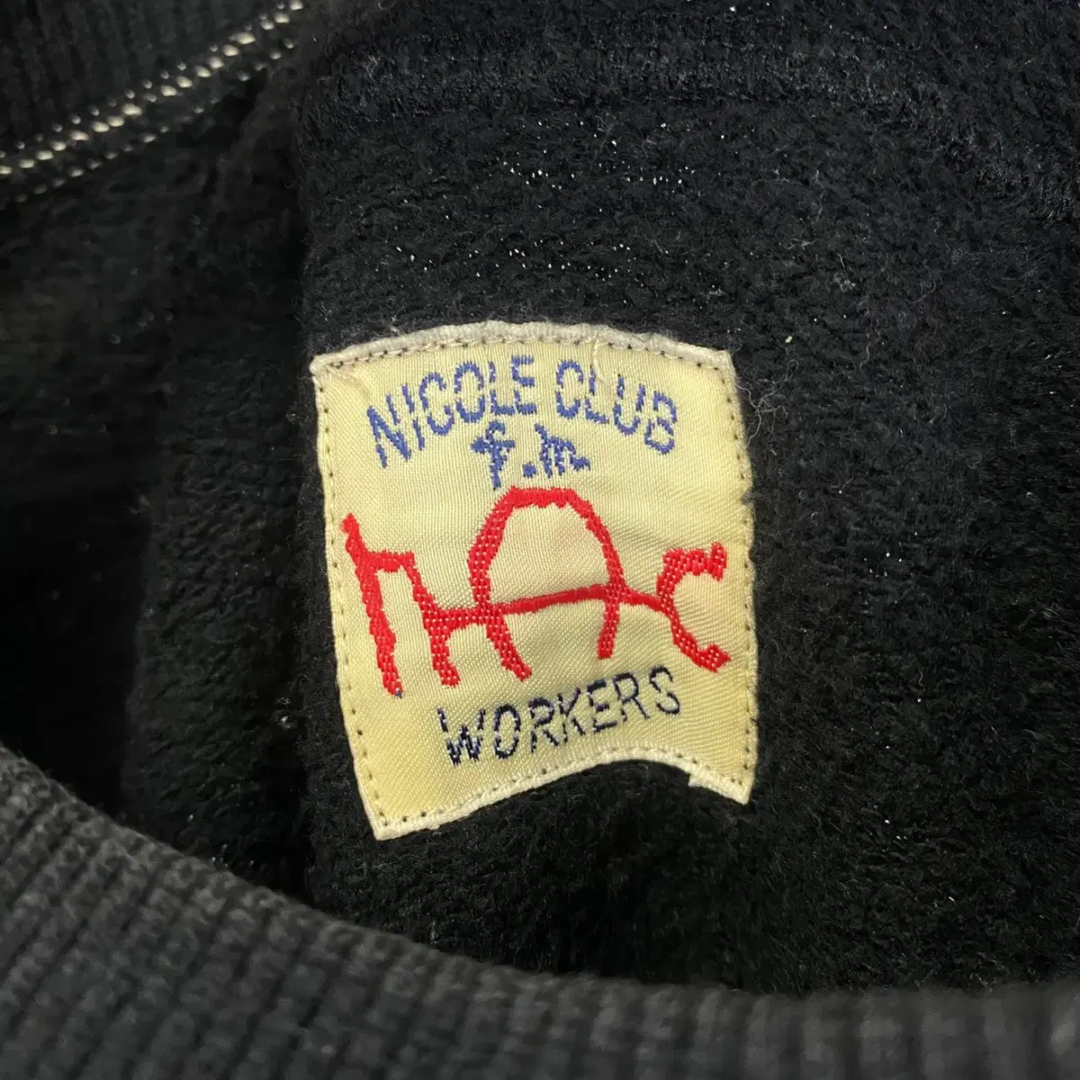 빈티지 90s NICOLE CLUB WORKERS 오버사이즈 스웻셔츠