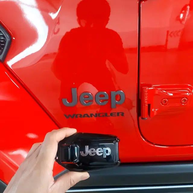 JEEP 지프 랭글러 자동차키를 최신형 LCD 액정 디지털키로 이식 개조