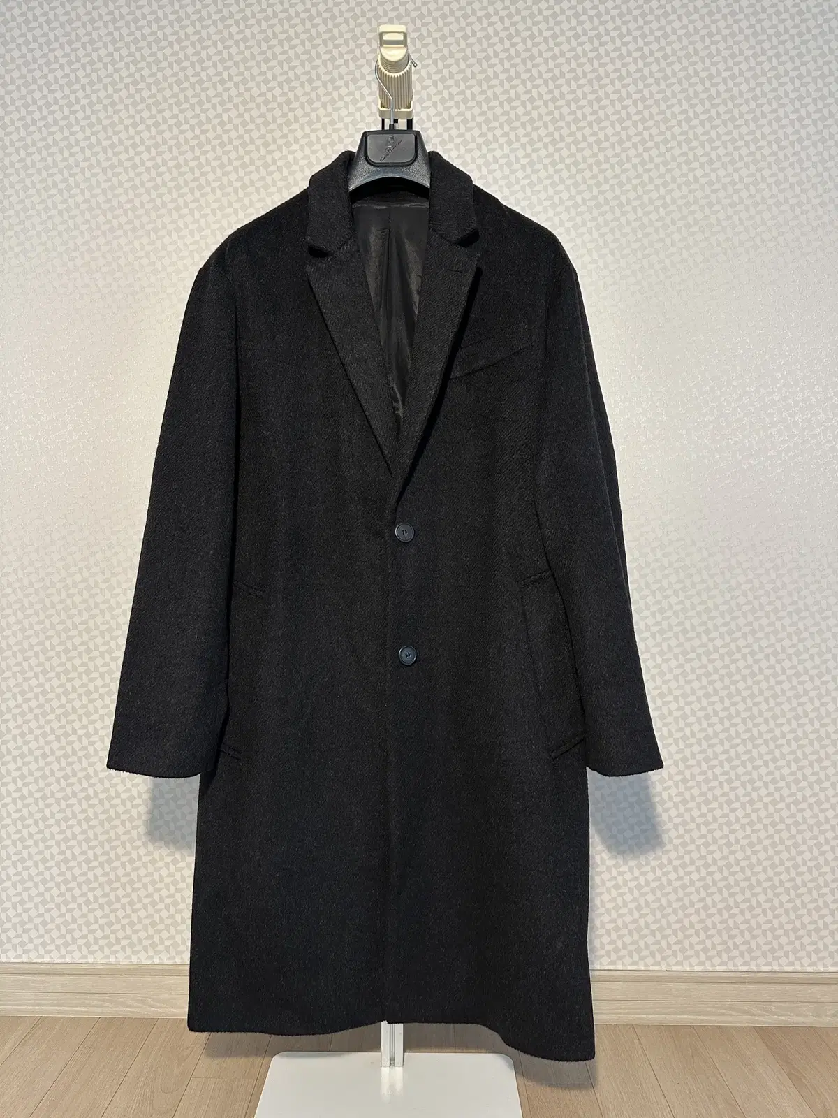 AMI Army Italian fabric wool coat