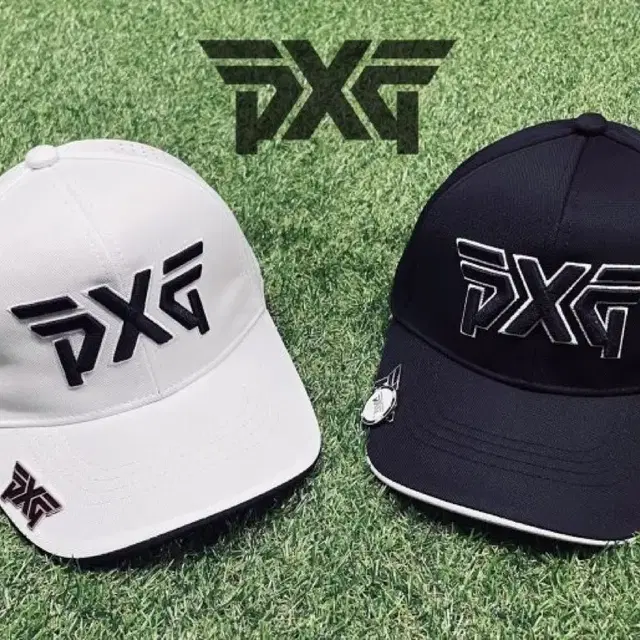 PXG 골프 남성 볼마커 로고 캡