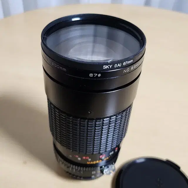 니콘 마운트 망원렌즈 줌렌즈 80 - 200mm 67mm Nikon 필카