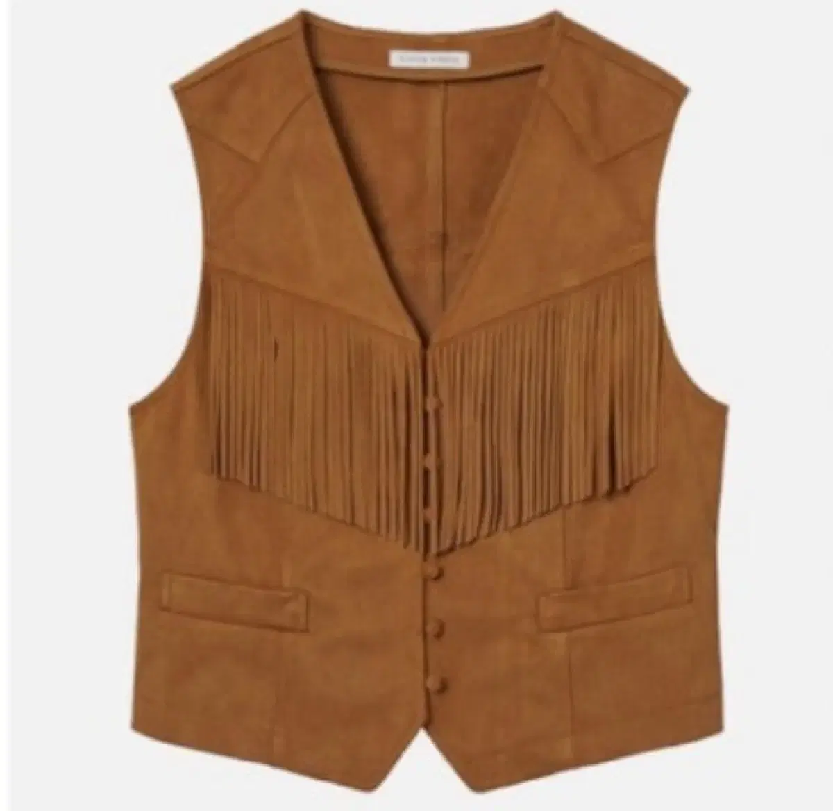 급처) 보카바카 Anne Western Fringe Vest_Brown