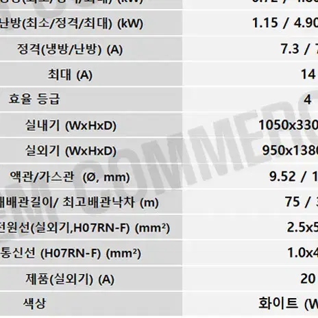 렌탈][LG] 천장형 원형 냉난방기 40평형 (화이트)