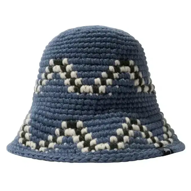 스투시 기자 니트 버킷햇 블루 STUSSY Giza Knit Bucket