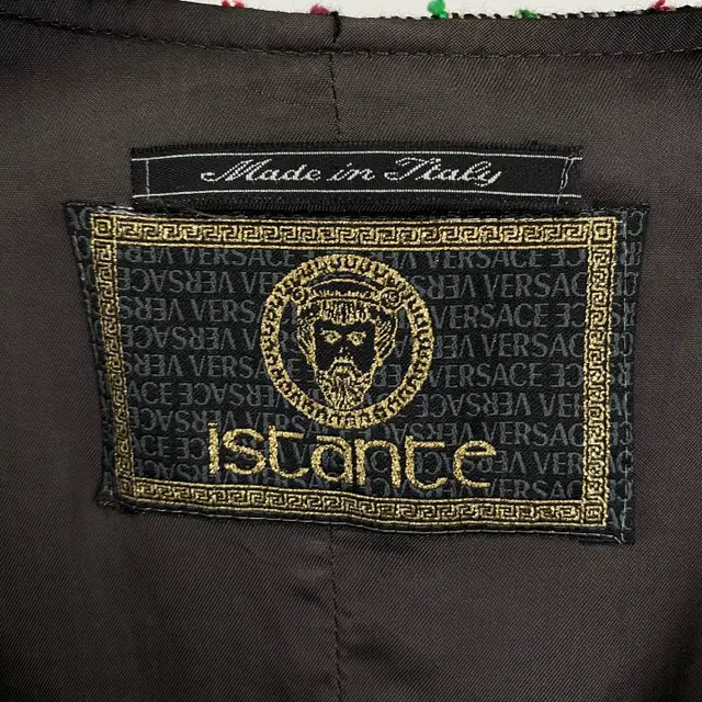 빈티지 ISTANTE VERSACE 도트 디테일 베스트 자켓