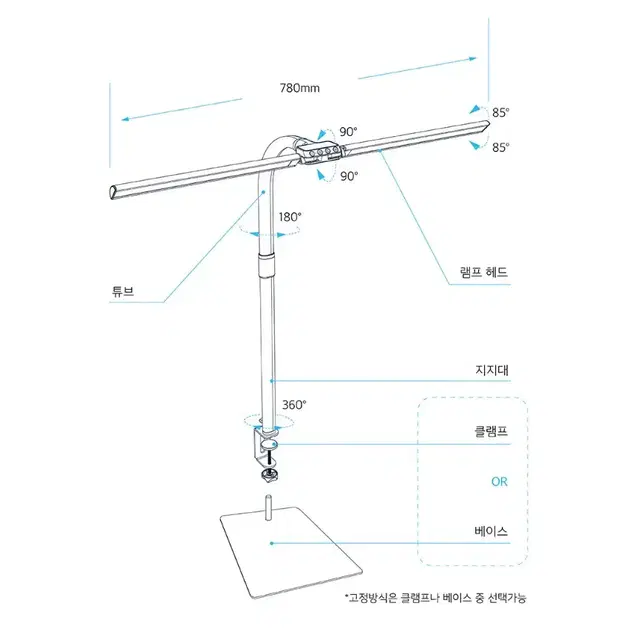 스마트메이드 LED 스탠드 조명