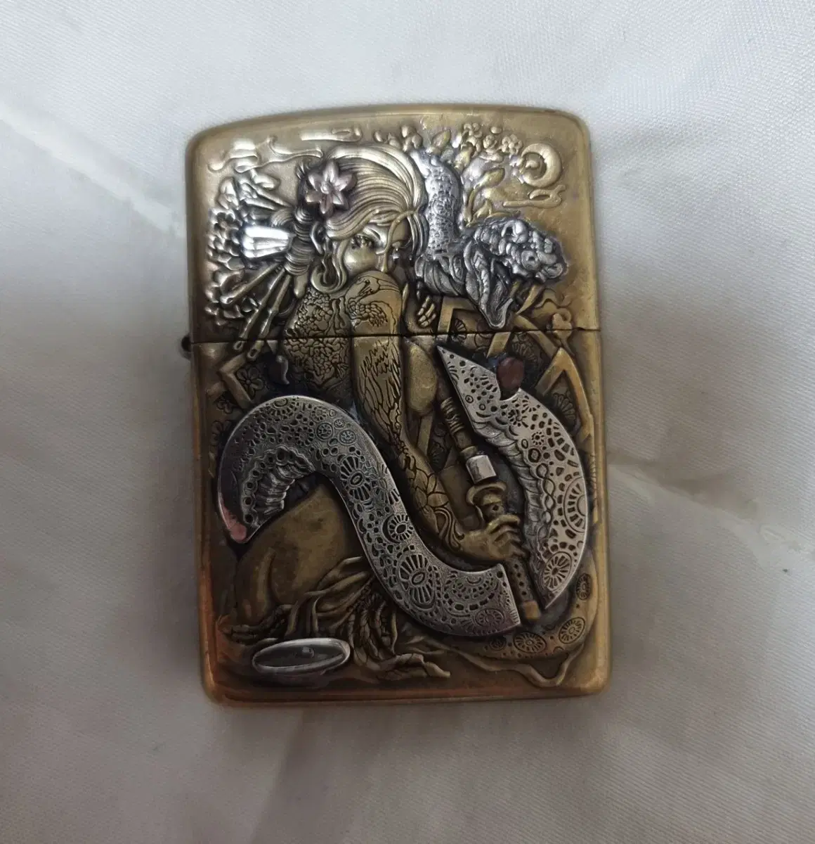 Zippo 지포 라이터(동) 2구 가스터보.