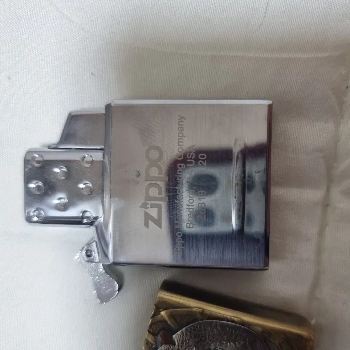 Zippo 지포 라이터(동) 2구 가스터보.