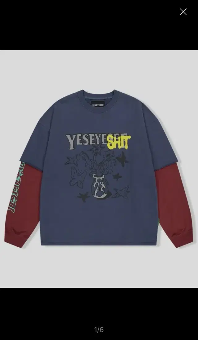 Y.E.S Layerd L/S Indigo