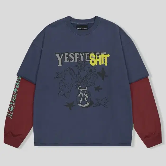 Y.E.S Layerd L/S Indigo